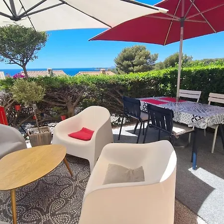 Vue Mer, Appartement Vue Mer Avec Jardin A 100 M De La Plage !!! 公寓 *