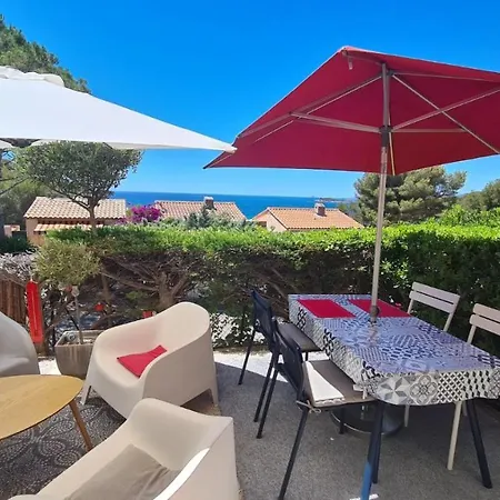Vue Mer, Appartement Vue Mer Avec Jardin A 100 M De La Plage !!! 公寓